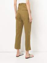 Thumbnail for your product : Bassike pleated cropped trousers