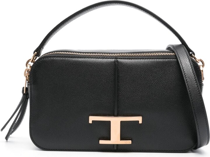 【TOD'S】T TIMELESS CAMERA BAG MINI Tod's Mini Leather T Timeless Camera Bag | Neiman Marcus