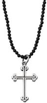 Thumbnail for your product : King Baby Studio Traditional Cross Beaded Necklace