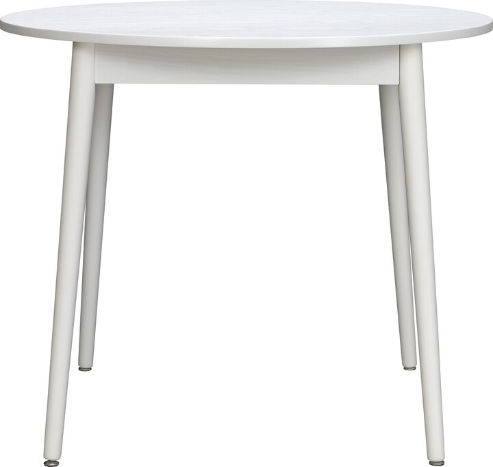 Dunelm Leo 4 Seater Round Dining Table White ShopStyle