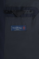 Thumbnail for your product : Zegna 2270 Zegna Ol Zegna Cloth Regular Fit 2 Piece Herringbone Suit Navy