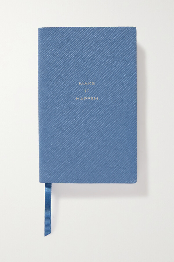 Smythson The Wafer 2022 Textured-leather Diary - Blue - ShopStyle Home  Office Accessories