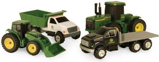 Tomy John Deere Assorted Construction Vehicle 4-Pack