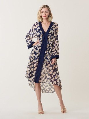 Diane von Furstenberg Terry Sheer Silk Maxi Dress