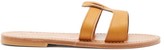 Thumbnail for your product : K. Jacques Thanos Leather Slides - Tan