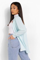 Thumbnail for your product : boohoo Petite Gingham Blazer