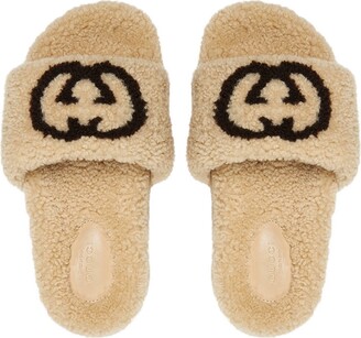 Gucci Eileen Merino Wool Slide Sandal - ShopStyle