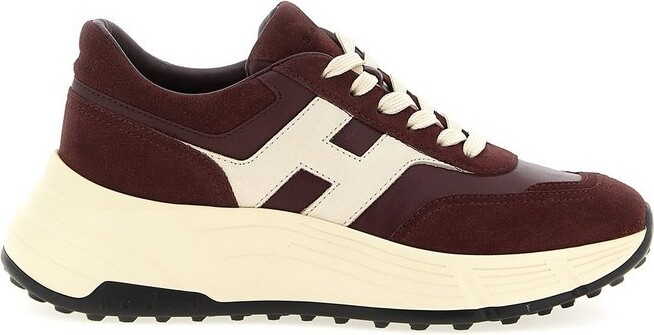 Hogan Hi-Fi Panelled Lace-Up Sneakers