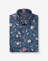 floral dress shirt express