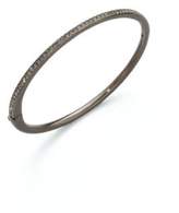 Thumbnail for your product : Adriana Orsini Crystal Inlay Bangle Bracelet