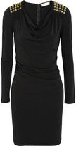 Thumbnail for your product : MICHAEL Michael Kors Embellished stretch-jersey mini dress