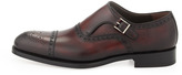 Thumbnail for your product : Bergdorf Goodman Hand-Antiqued Single Monk Strap Loafer