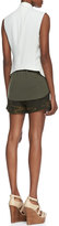 Thumbnail for your product : Haute Hippie Drapey Crepe Vest, I'm Not Confused Tank & Abstract Camo Summer Shorts