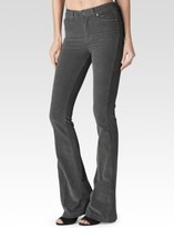 Thumbnail for your product : Paige High Rise Bell Canyon - Granite Grey Corduroy