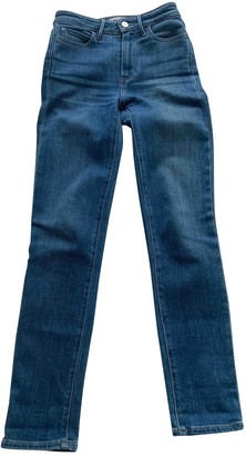 Paige Blue Cotton - elasthane Jeans for Women
