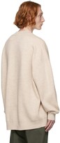 Thumbnail for your product : Acne Studios Beige Wool V-Neck Sweater