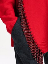 Thumbnail for your product : Christopher Kane Crystal Cupchain Wool Jumper