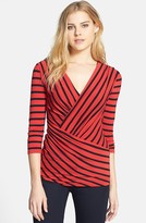 Thumbnail for your product : Vince Camuto 'Retro Stripes' Knit Top (Regular & Petite)