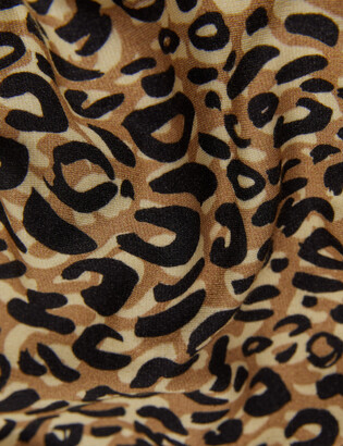 Marks and Spencer Jersey Animal Print Midi Wrap Dress