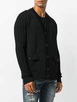 Thumbnail for your product : Pierre Balmain ribbed sleeve cardigan