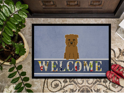 Glen of Imal Welcome 27 in. x 18 in. Non-Slip Outdoor Door Mat