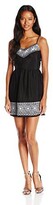 Thumbnail for your product : Trixxi Juniors Embroidered Papaya Dress