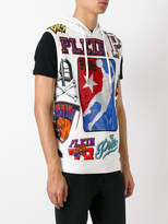 Thumbnail for your product : Philipp Plein hooded basket ball printed gilet