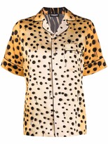 Thumbnail for your product : DSQUARED2 Leopard Print Pyjama Shirt