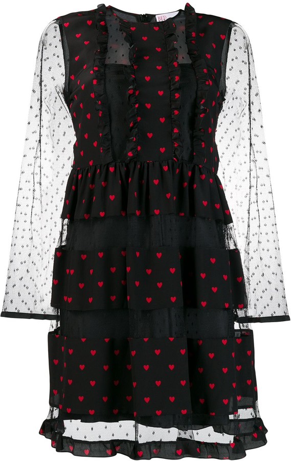 Red Valentino Heart Print Dress Online Sale, UP TO 66% OFF | www 