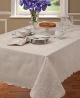 Thumbnail for your product : Lenox French Perle Embroidered 60" x 102" Tablecloth
