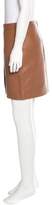Thumbnail for your product : Mason Leather Mini Skirt