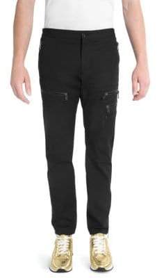 Versace Slim Zip Cargo Pants