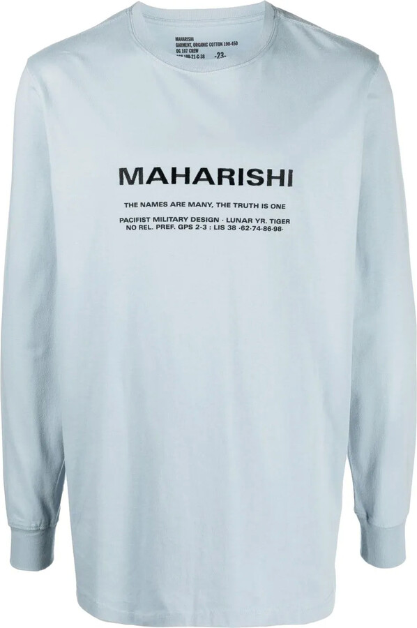 MHI logo-print long-sleeve T-shirt