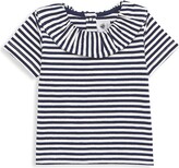 Thumbnail for your product : Petit Bateau Baby Girl's Ruffle Collar Striped Shirt