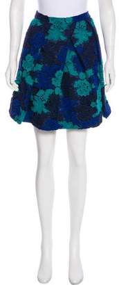 Draper James Pleated Lace Mini Skirt