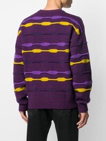 Thumbnail for your product : Martine Rose Striped Crew Neck Jumper