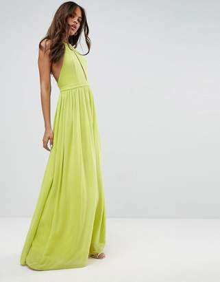 True Decadence TD By Tall Plunge Front Maxi Dress