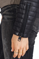 Thumbnail for your product : Maison Scotch Military Jacket with Leather Sleeves