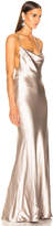 Thumbnail for your product : Galvan Whiteley Dress in Platinum | FWRD