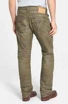 Thumbnail for your product : True Religion 'Ricky' Relaxed Fit Jeans (Olive)