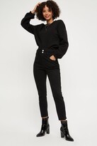 Thumbnail for your product : Dorothy Perkins Women's Black Elasticated Waist Sweatshirt - 6