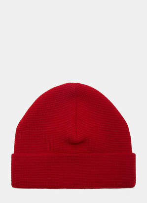 Ami Wool Knit Beanie in Red
