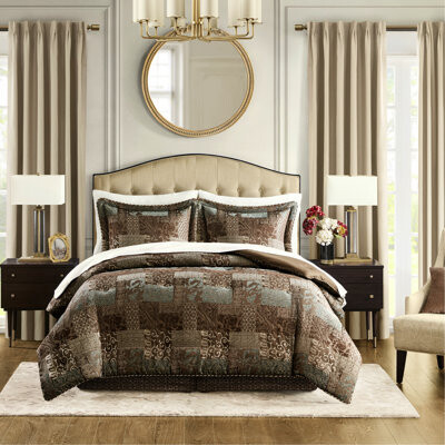 CaneCreations King Red 4 Piece Comforter - 1 Comforter 2 Shams Bed Skirt 2022 Process Upgraded For Product Firmness Hidden Zippers Chenille With Solid Reverse Sid