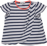 Thumbnail for your product : Milly Striped Fold-over Shirt