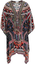 Thumbnail for your product : Camilla Soul Sisters Crystal-embellished Printed Silk Crepe De Chine Coverup