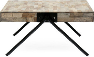 17 Stories Mango Wood Coffee Table