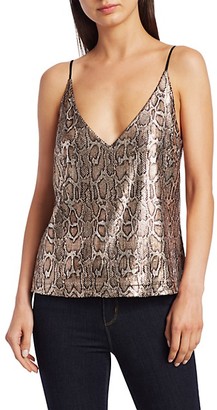 bronze sequin top