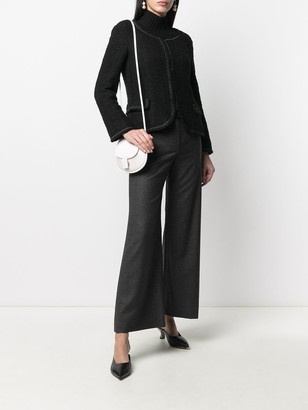 Chanel Pre Owned Wide-Legged Tailored Trousers