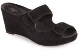 Thumbnail for your product : Johnston & Murphy 'Tricia' Leather Double Strap Slide Sandal (Women)