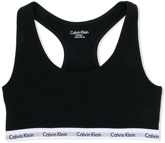 Calvin Klein Kids TEEN logo sports bra set